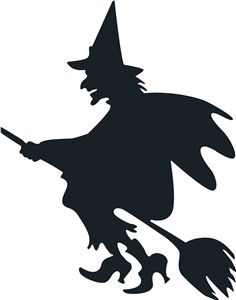 Witch Silhouette Printable at GetDrawings | Free download