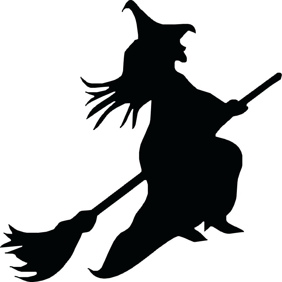 Witch Silhouette Printable - Printable World Holiday