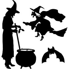 Witch Silhouette Template at GetDrawings | Free download