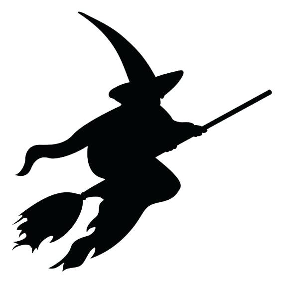 Witch Silhouette Template at GetDrawings | Free download