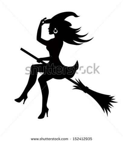 407x470 Witch Silhouette Stock Photos, Images, Amp Pictures Shutterstock