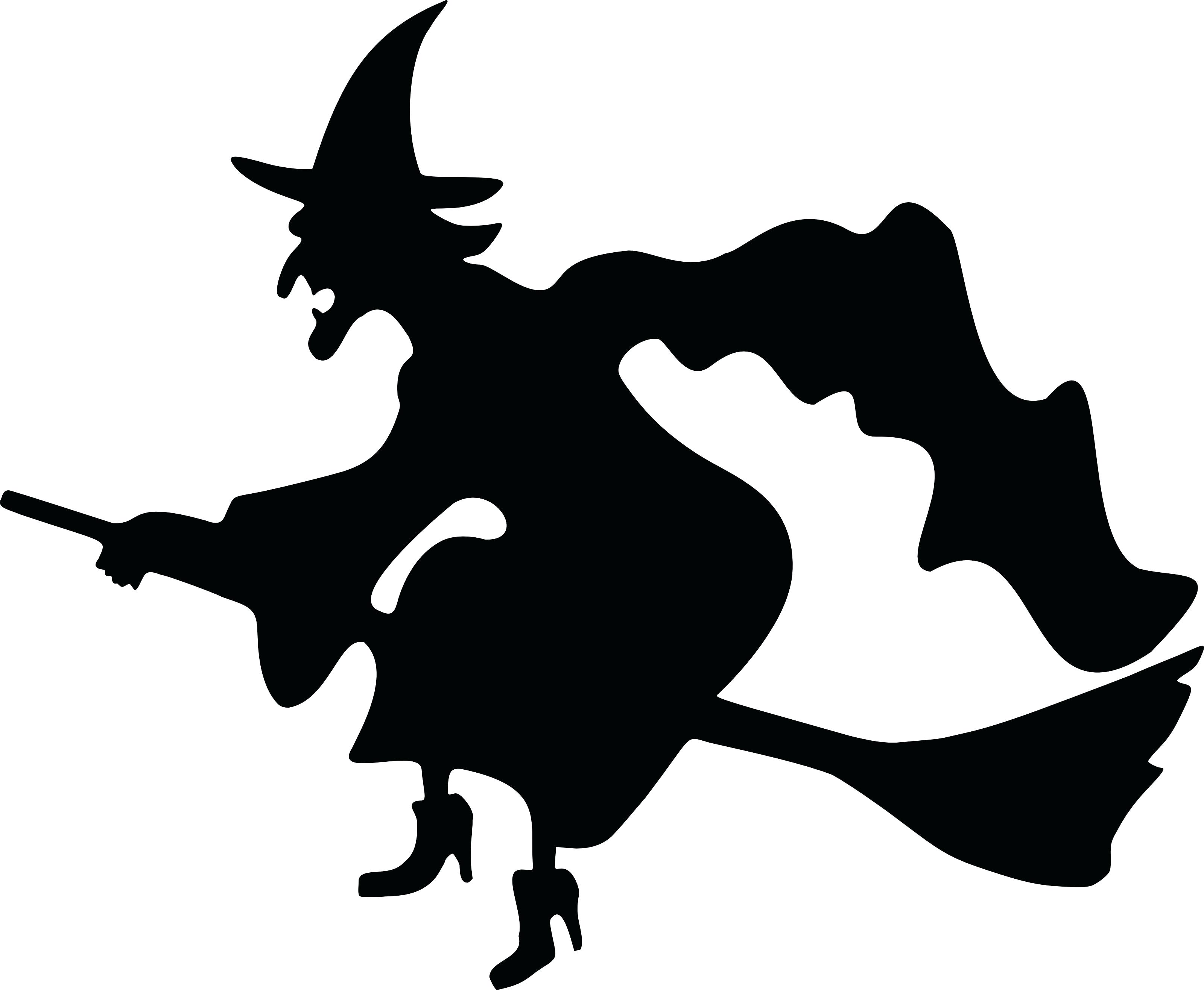 3200x2633 Template Witch Silhouette Template