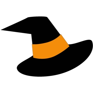 Witches Hat Silhouette at GetDrawings | Free download