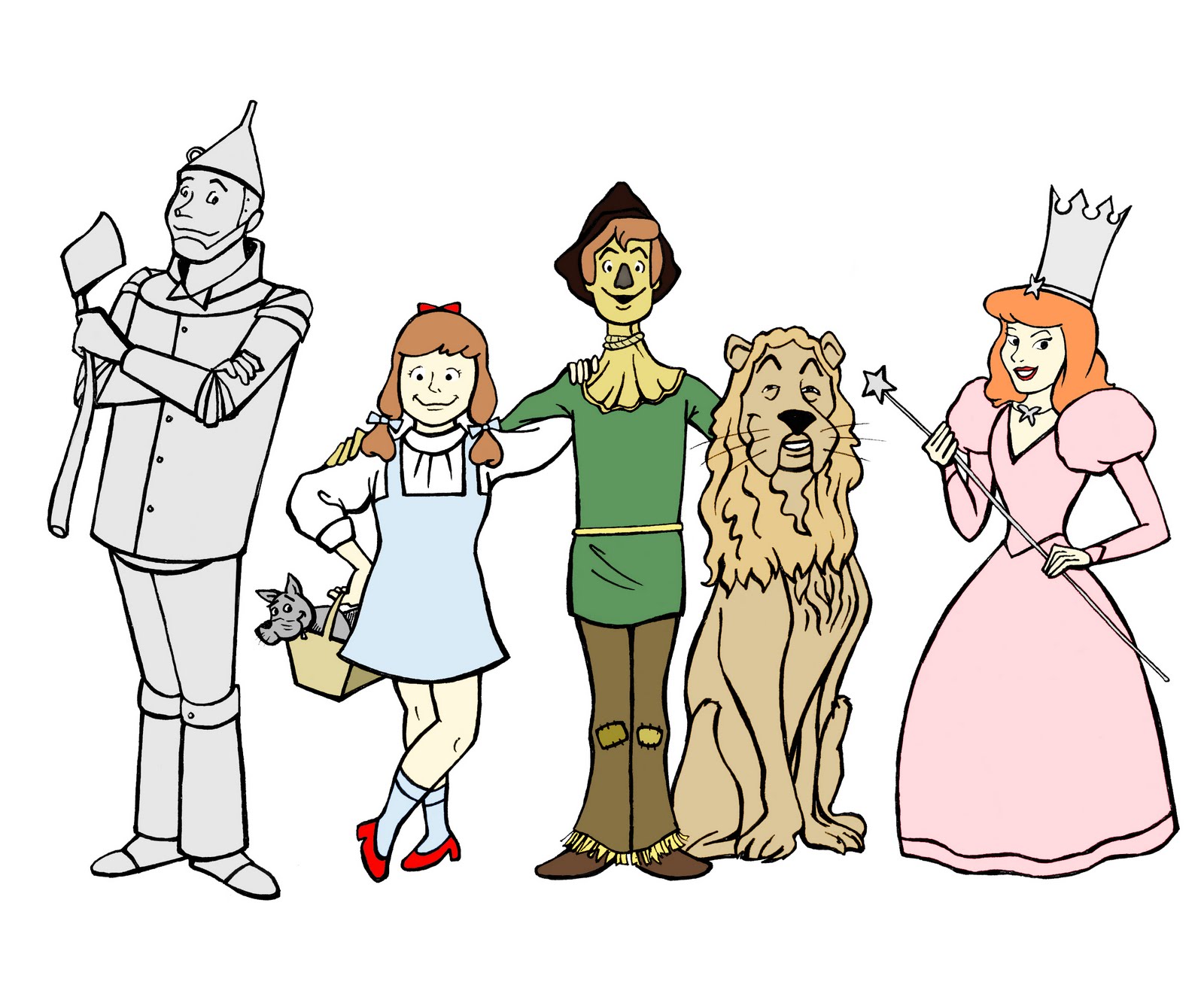 1600x1325 Of Oz Characters Clipart