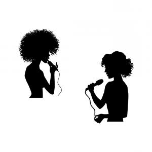 300x300 Silhouette Singer On Stage Vector Arenawp