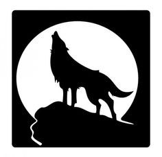 236x229 Silhouette Moon And Wolf References Wolf