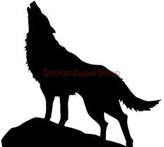 235x211 Silhouette Of Wolf Howling
