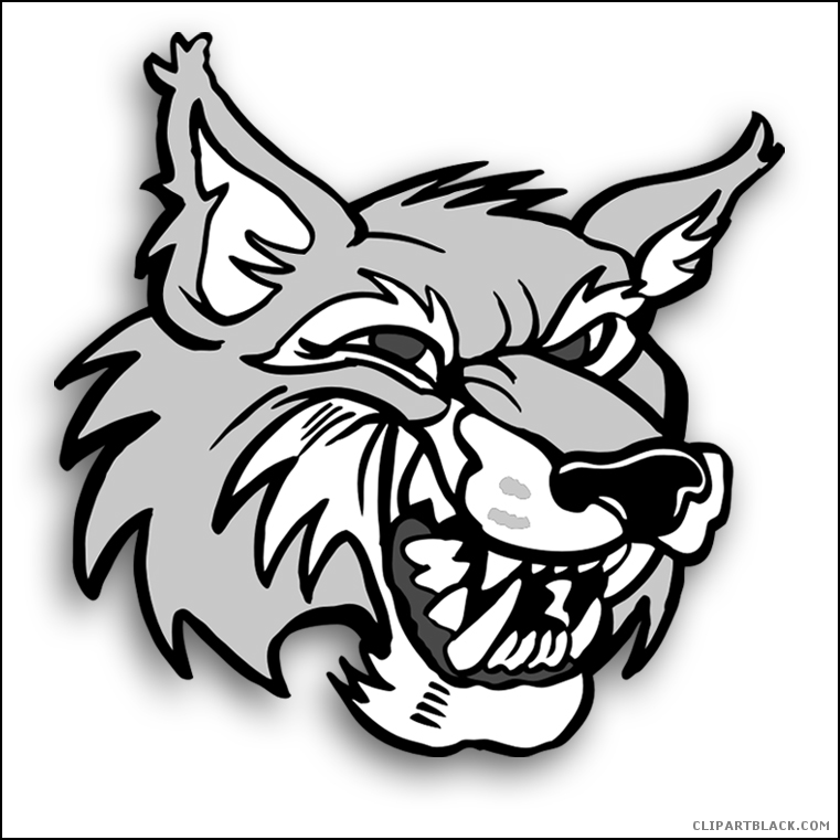 761x761 Wolf Face Animal Free Black White Clipart Images Clipartblack