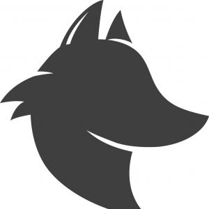 300x300 Wolf And Fox Silhouette Vector Arenawp