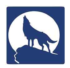 225x219 Wolf Wall Sticker