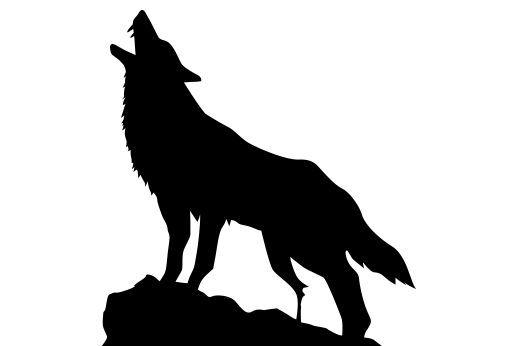 510x346 Wolf Howling On Cliff Tattoo Wolf Howling And Tattoo