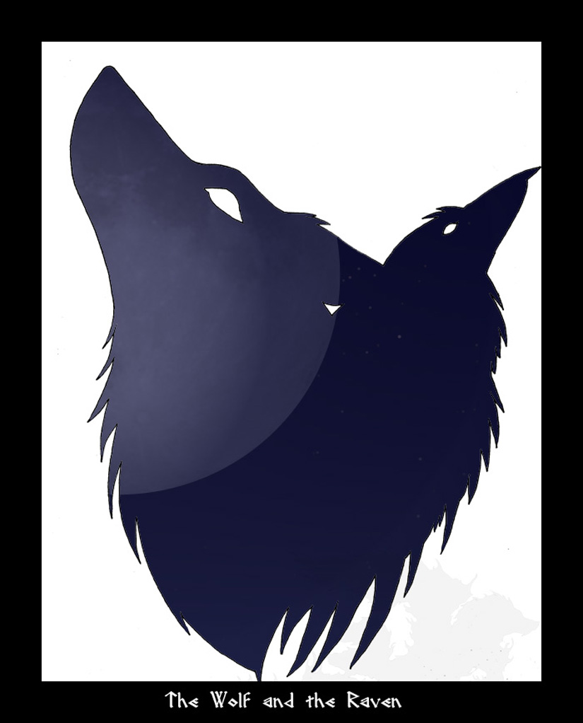 825x1022 The Wolf And The Raven By Thewolfpack