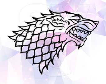 340x270 Wolf Stencil Etsy