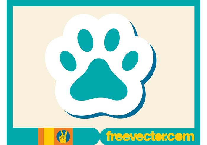 700x490 Wolf Paw Print Free Vector Art