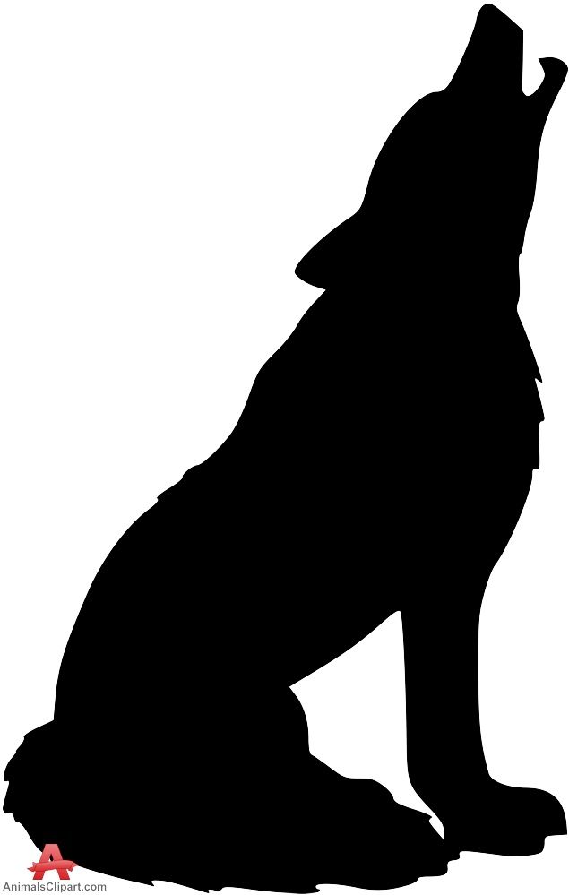 635x999 Clipart Of A Wolf