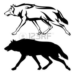 236x234 Wolf Silhouette Vector Get Free Download Wolf Silhouette Body