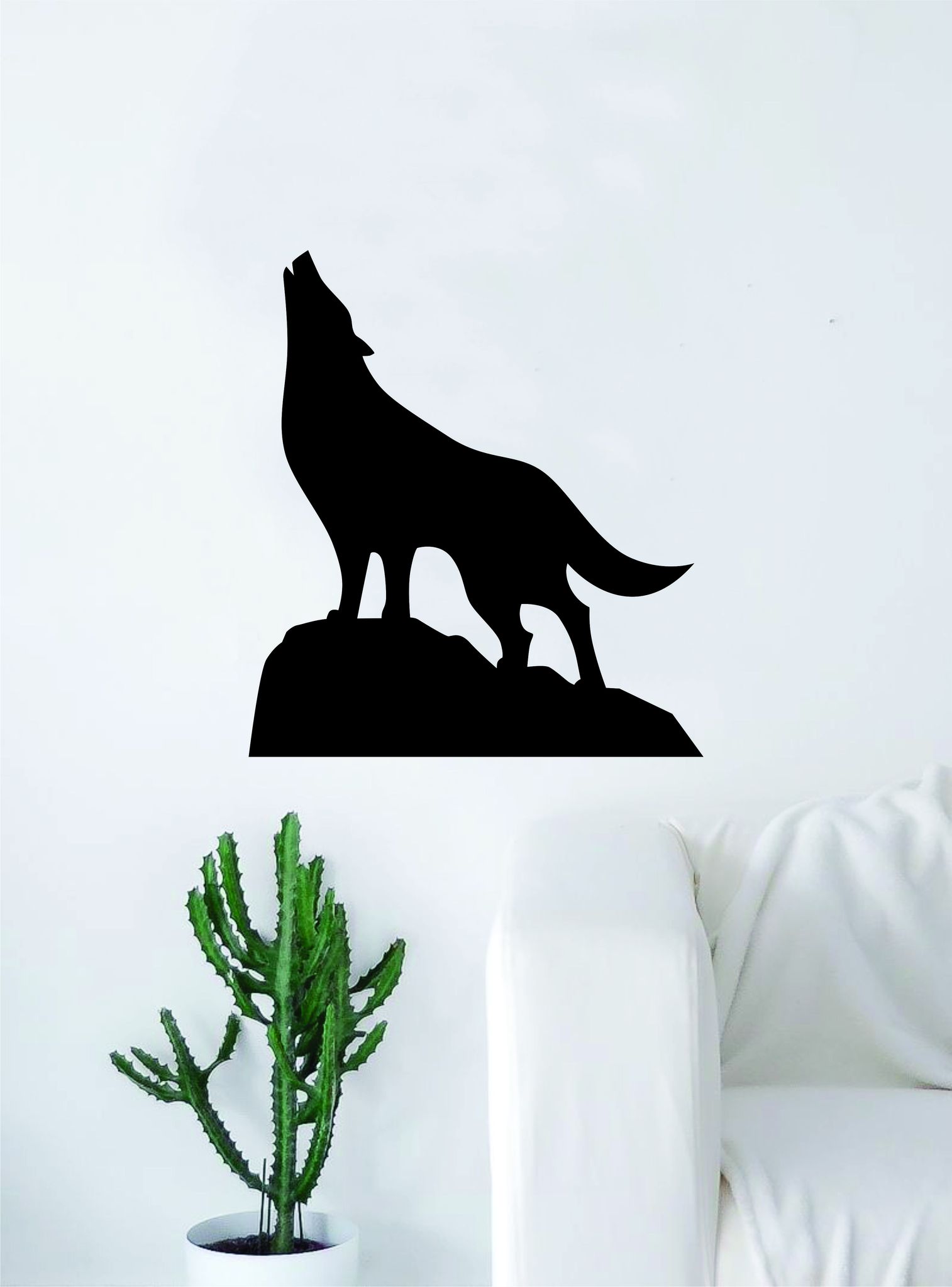 Wolf Silhouette Art at GetDrawings | Free download