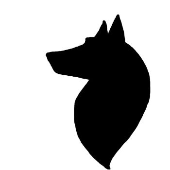 350x350 Image Result For Wolf Head Silhouette Stencils