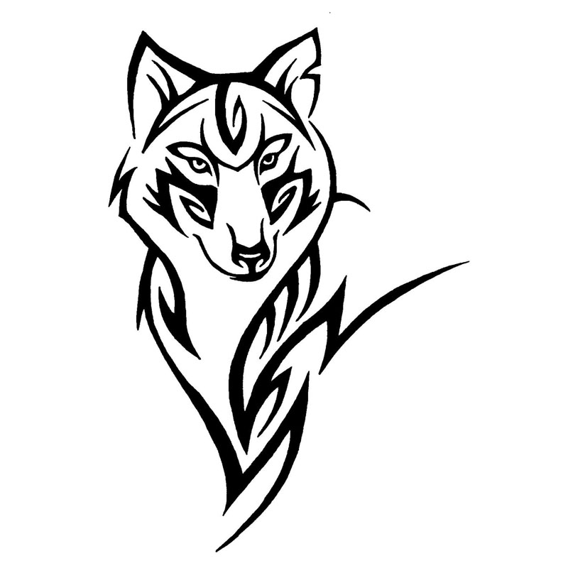 Wolf Silhouette Head at GetDrawings | Free download