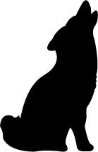 139x216 Howling Wolf Silhouette Clipart Free Clipart Design Download