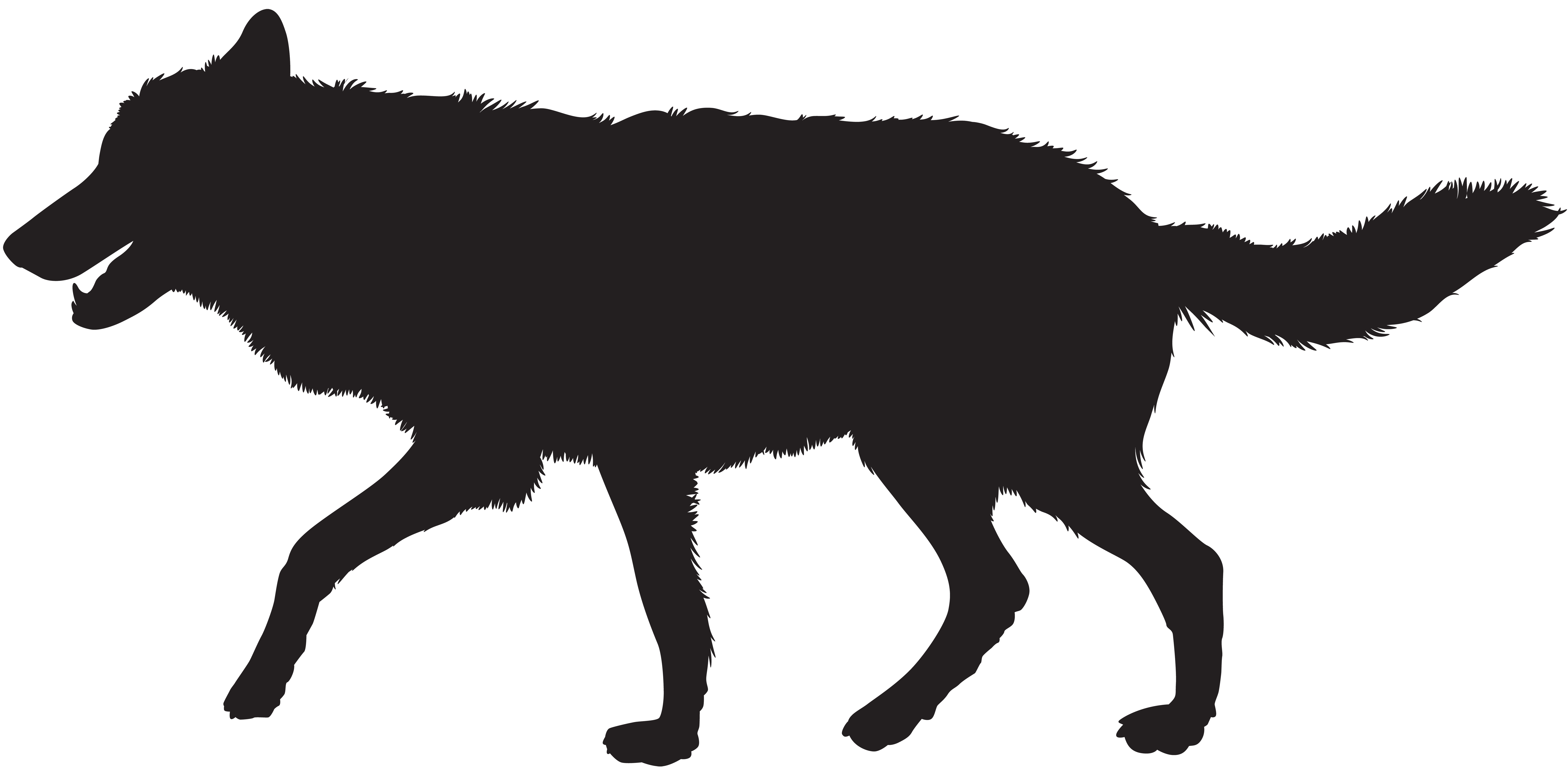 8000x3937 Wolf Silhouette Png Clip Art Imageu200b Gallery Yopriceville