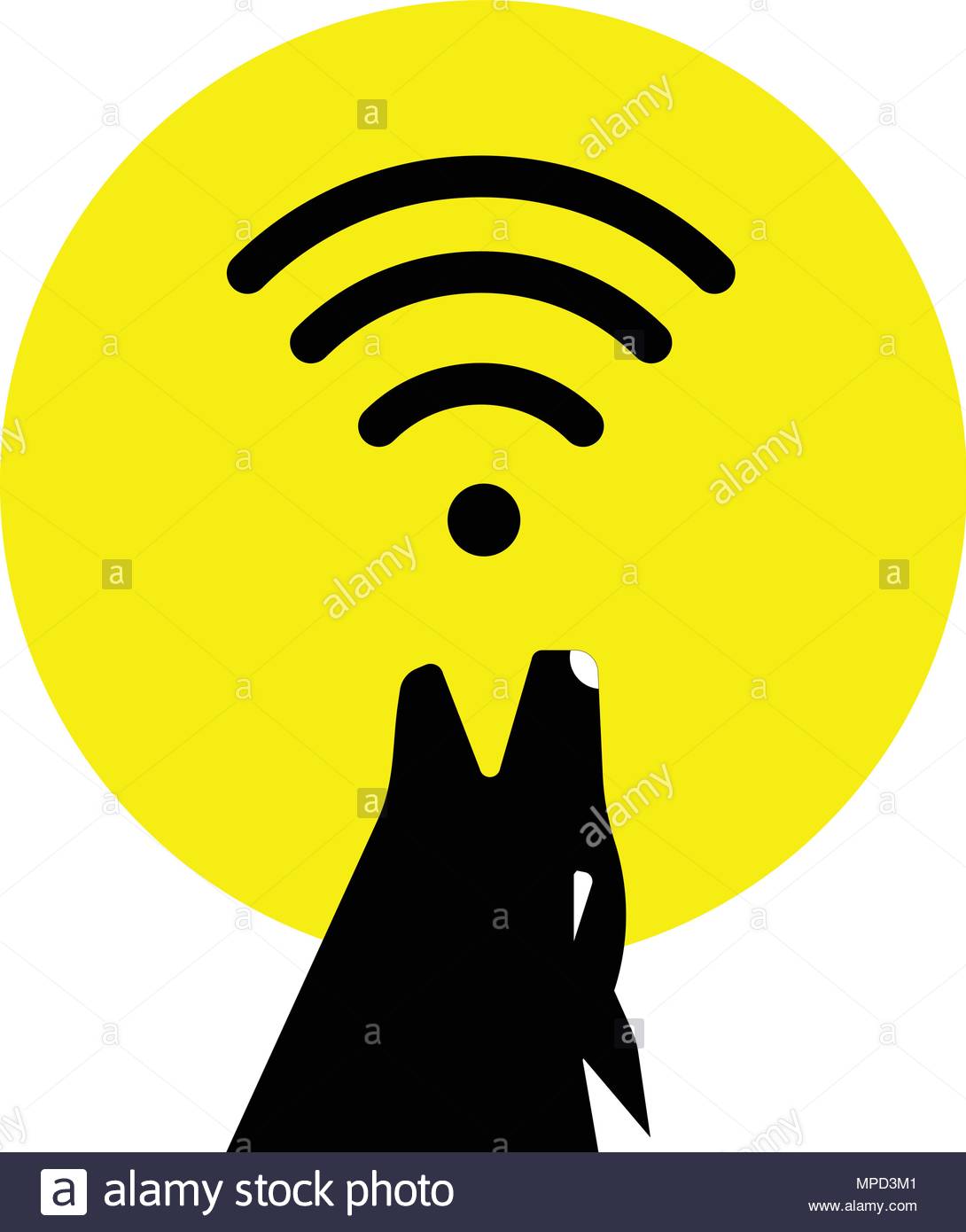 1090x1390 Howling Stock Vector Images