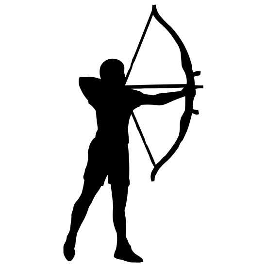 Woman Archer Silhouette at GetDrawings | Free download