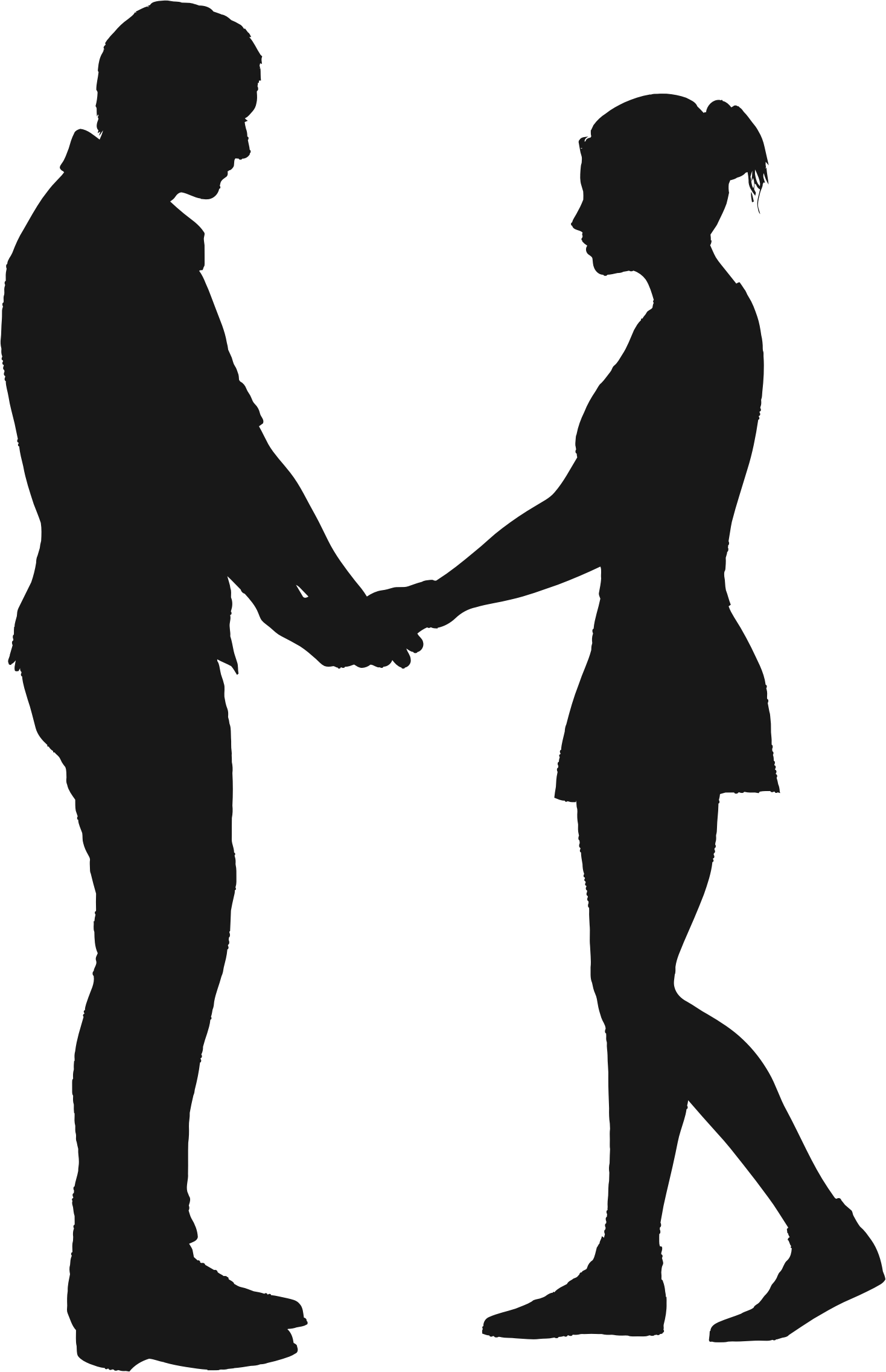 1468x2272 Silhouette Clipart Couple