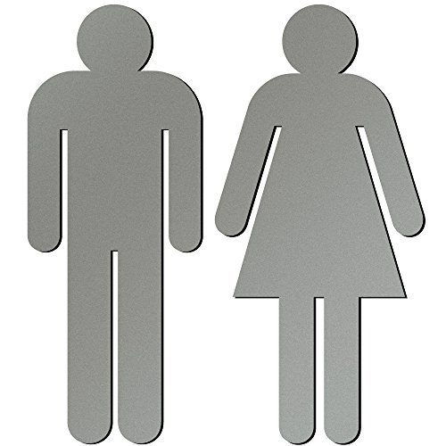 500x500 Women's Bathroom Signs