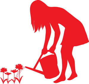 300x284 Gardening Clipart Image
