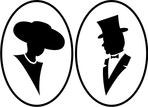 600x436 Bust Silhouette People Vector Free Vector Download