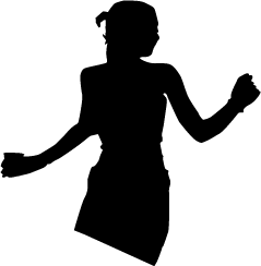 239x244 Woman Dancing Silhouette Silhouette Of Woman Dancing