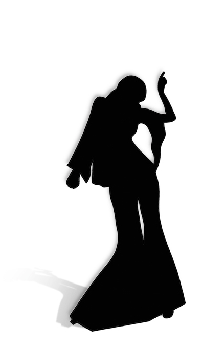 397x680 Disco Clipart Silhouette