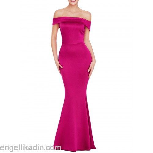 500x500 Back Slit Off The Shoulder Prom Dress