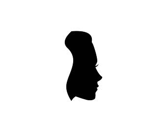 340x270 Face Silhouette Etsy
