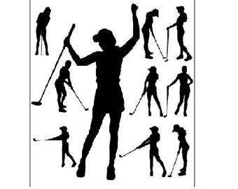 340x270 Women Golf Svg Etsy
