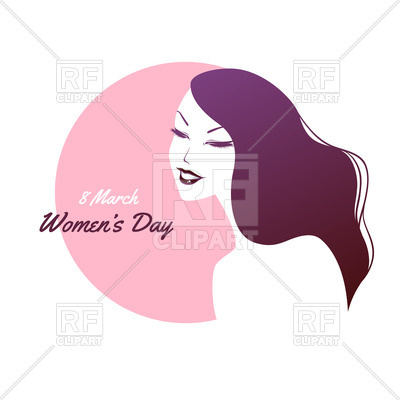 400x400 Silhouette Of Woman With Purple Hair