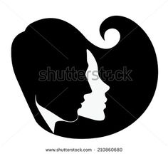 236x216 Woman Face Silhouette Vector