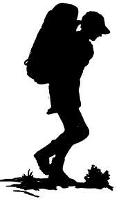 175x288 Hiking Silhouette Clip Art Mountain Hiking Tatoo