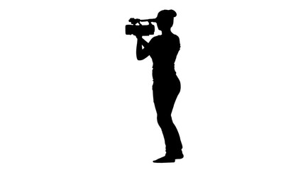 Woman Holding Gun Silhouette at GetDrawings | Free download