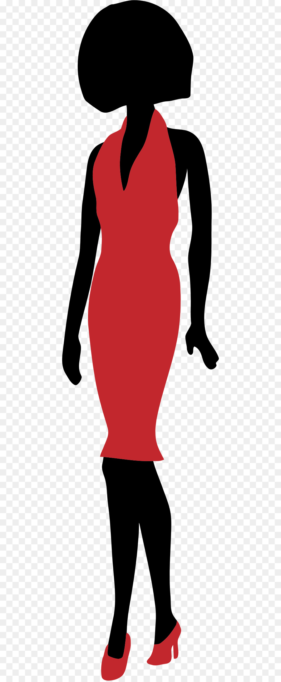900x2180 Silhouette Dress Woman