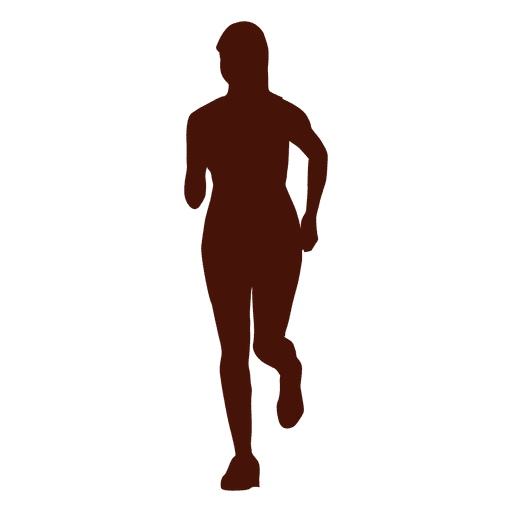 512x512 Woman Jogging Recreation Silhouette