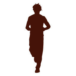256x256 Woman Jogging Running Silhouette