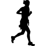 150x150 Woman Jogging Vector Clip Art Public Domain Vectors