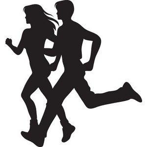 300x300 Jogging Clipart