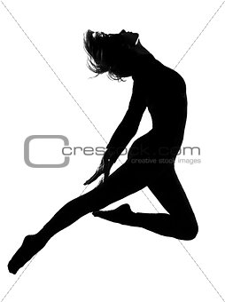 254x340 Image 5348962 Silhouette Woman Modern Dancer Dancing Jumping