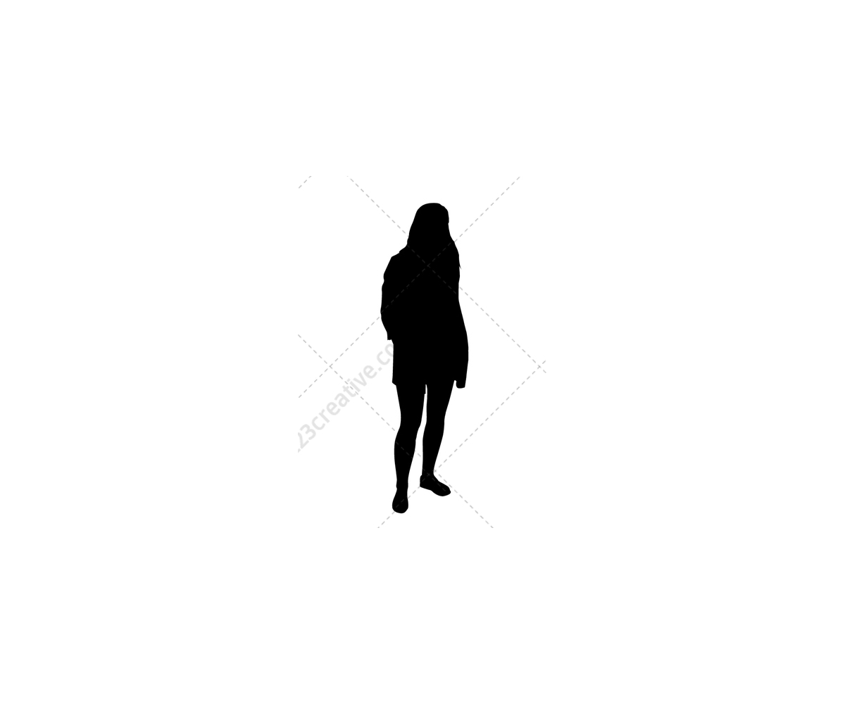 1200x1000 Ladies Vector Silhouettes
