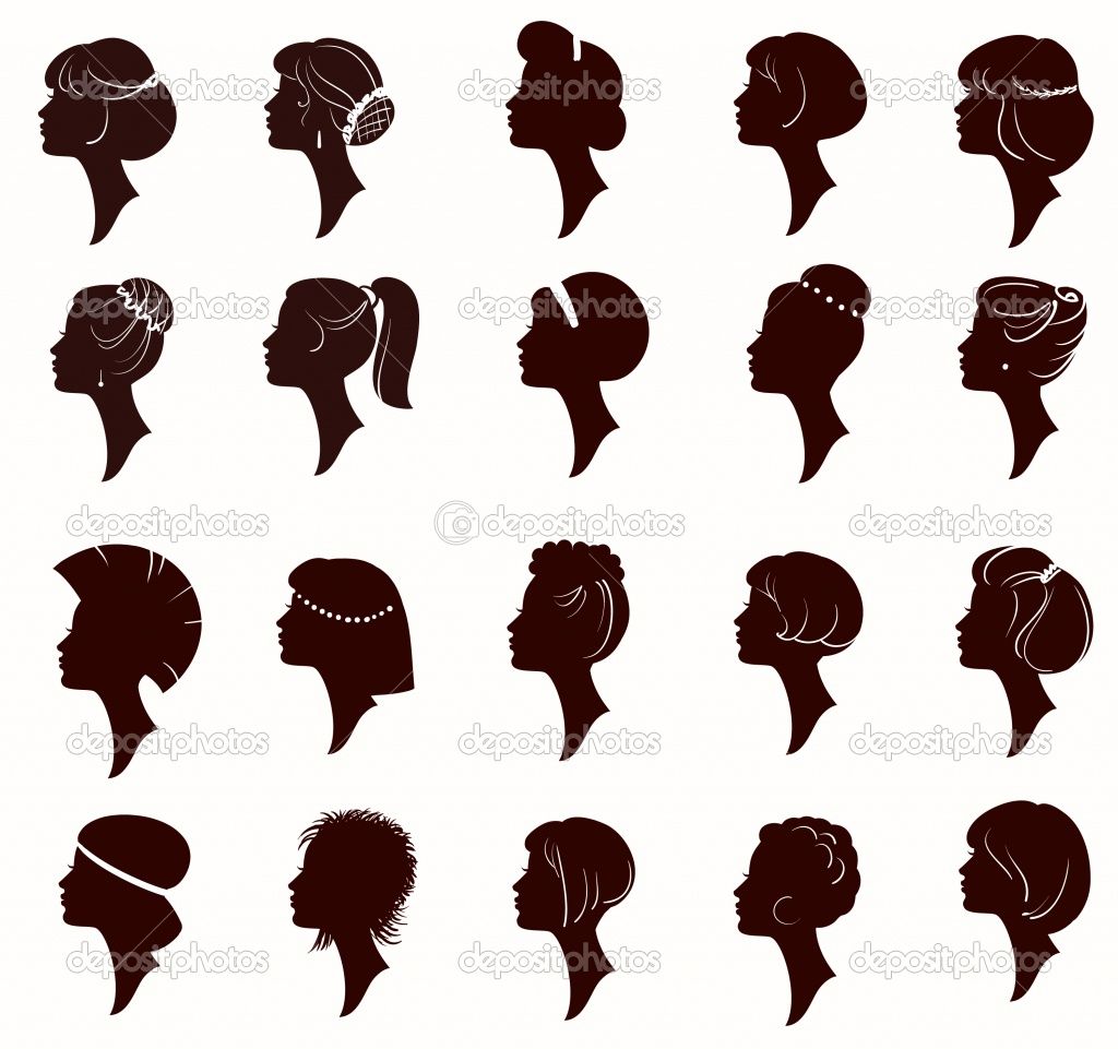 1024x961 Hair Silhouettes Vinyl Ideas Silhouettes, Paper