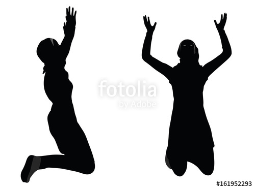 500x372 Muslim Woman Silhouette In Pray Pose Stock Image And Royalty Free