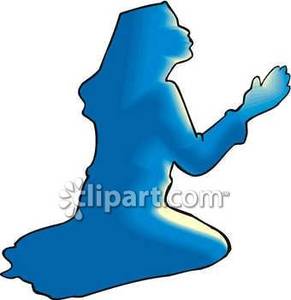 291x300 Silhouette Of A Woman Praying